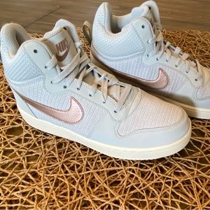Nike Court Borough Mid Premium 'Light Bone Metallic Red Bronze'